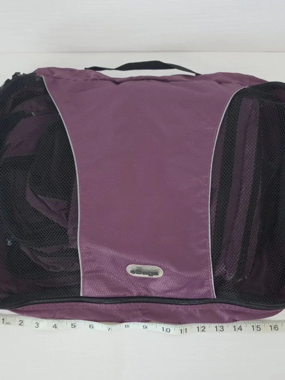eBags Pack It Flat Toiletries Purple Travel Hanging Bag & Storage Cubes Lot Of 6